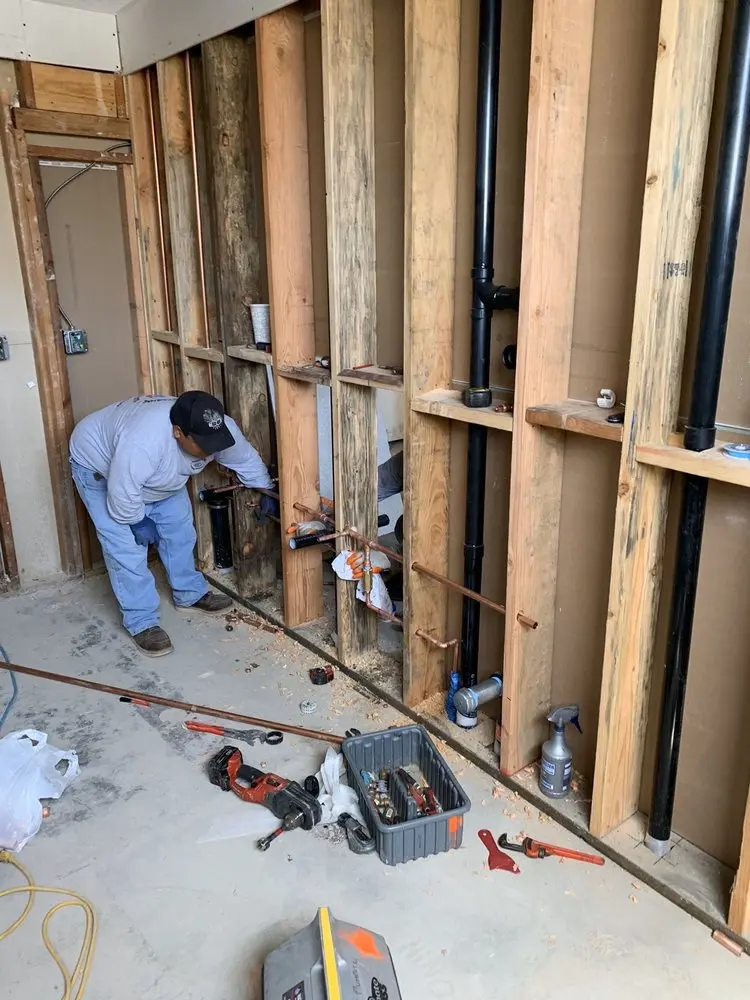 Commercial rough-in plumbing for Gas Line Repair in Zebleys Corner